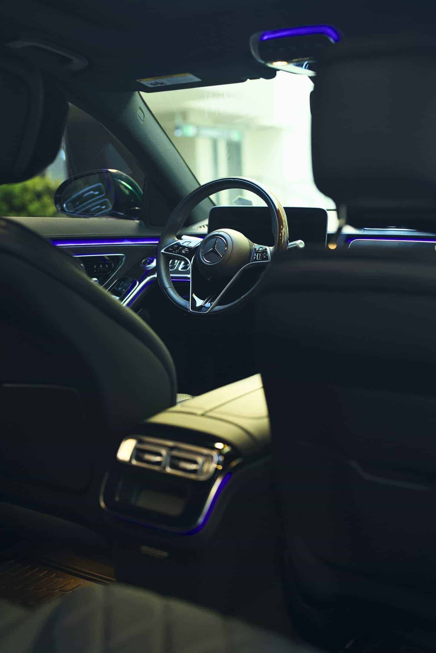 Premium leather interior of a Lenox vehicle