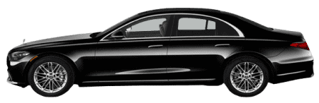 Mercedes S-Class luxury sedan side profile