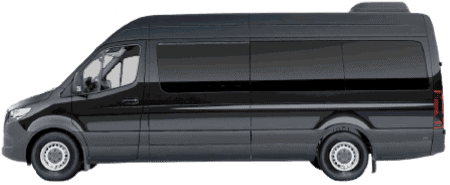 Mercedes Sprinter executive van side profile